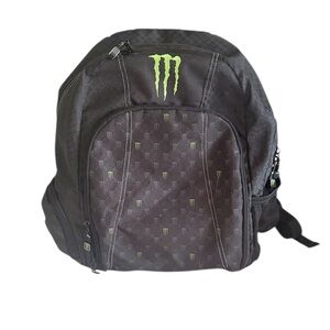 Monster Energy Drink Promotional Premium Black Laptop Backpack